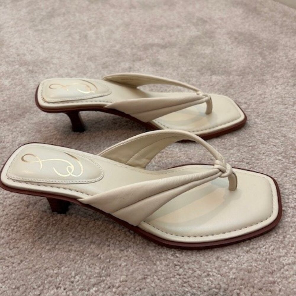Sam Edelman cream sandal size 8.5 - Picture 3 of 7